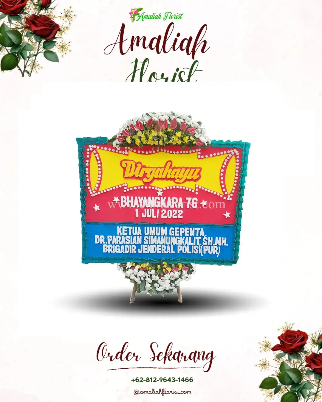 Papan Bunga HUT Ulang Tahun Sumur Bandung